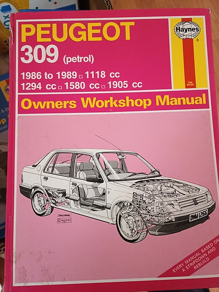 Peugeot 309 korjausopas  bensiini 1986–1989