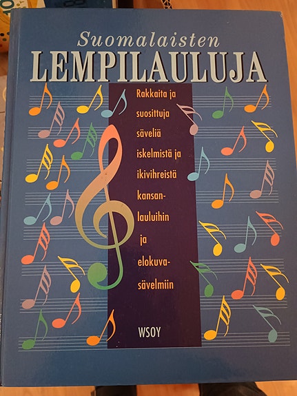 WSOY Lempilauluja nuottikirja Suomalaisten lempilauluja