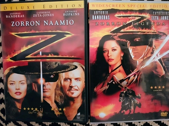 Zorron Naamio ja Lehenda dvd