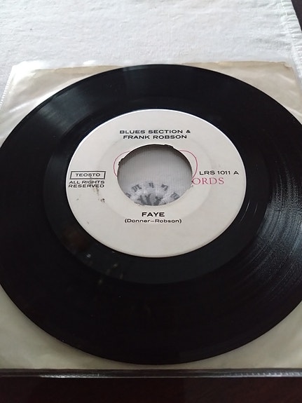 Blues Section & Frank Robson 7" Faye/Sun of love