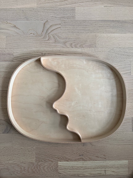 Iittala Aalto tarjotin, 500 x 365 mm, vaneri