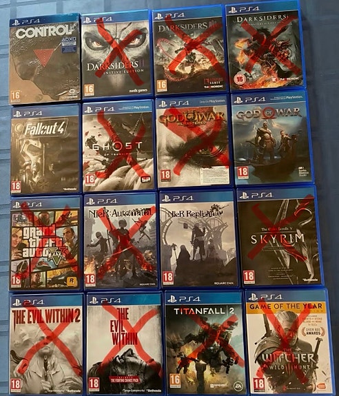 Ps4 pelejä..