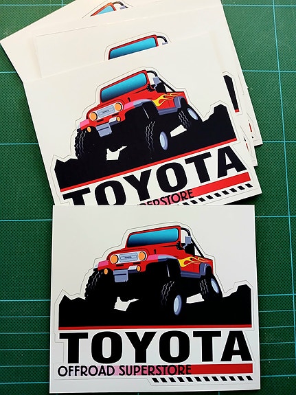 TOYOTA Offroad -tarra,125x100
