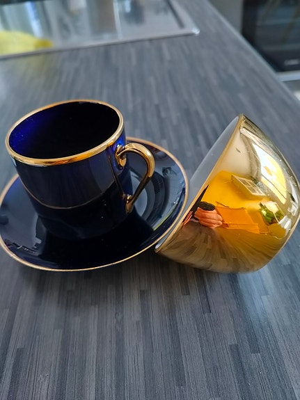 Arabian mokkakupit 6kpl ja sokerikko