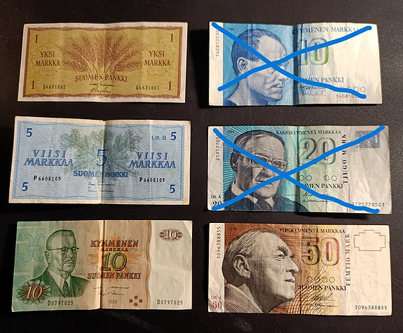 Markan seteleitä