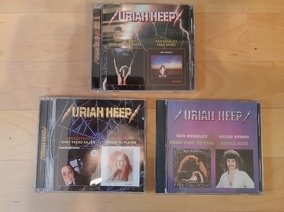 Ken Hensley/David Byron CD ( ex. Uriah Heep ) 2on1 .Kaksi albumia yhdellä cd:llä