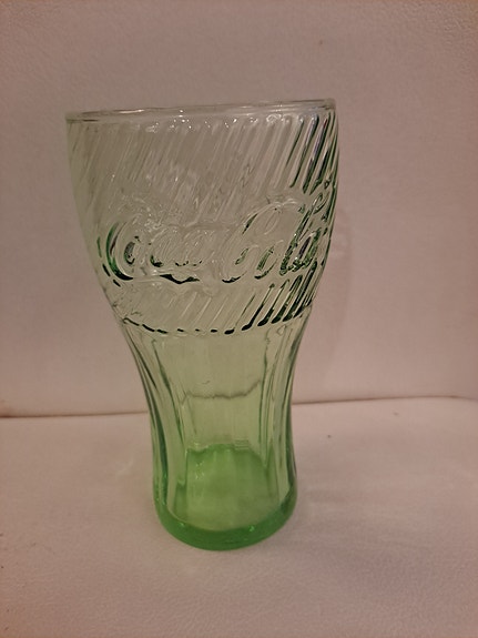 Coca-Cola juomalasi vihreä lasi
