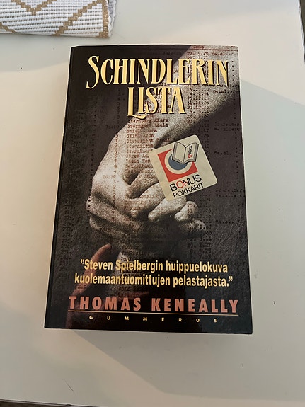 Thomas Keneally Schindlerin lista pokkari