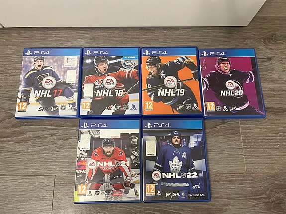 Sony PlayStation 4 pelipaketti NHL-, FIFA- ja muut pelit