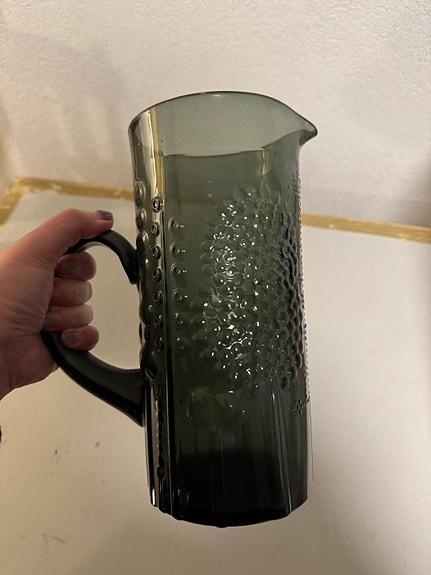Iittala Flora kaadin vihreä lasi