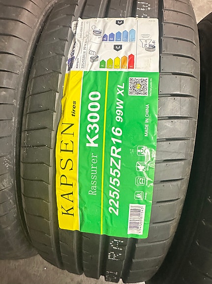 Kapsen Rassurer K3000 renkaat 225/55 ZR16 99W