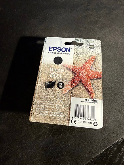 Epson 603 mustekasetti musta