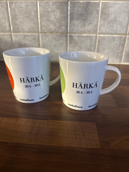 Härkä - horoskooppi mukit 2kpl