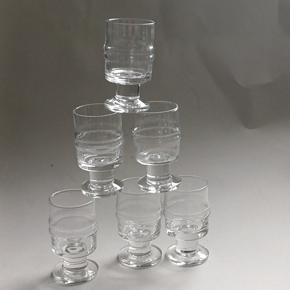 Pisaranrengas snapsilasit 6kpl, Timo Sarpaneva, Iittala