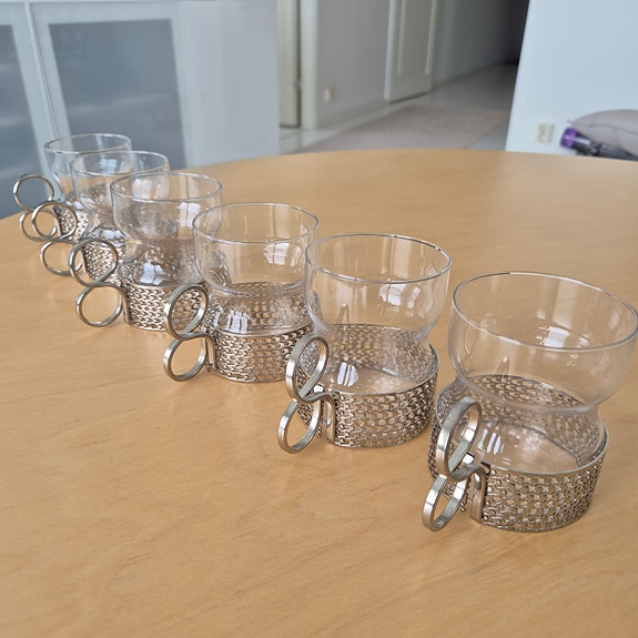 Iittala Tsaikka juomalasit, 6kpl, Timo Sarpaneva, 1957