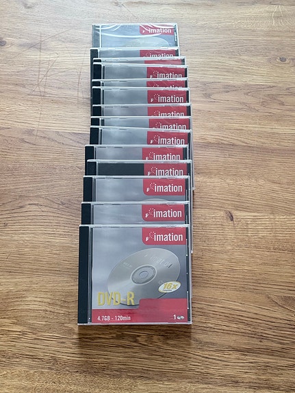 Imation DVD-R tallennuslevy 4,7 GB 120 min 16x koteloissa