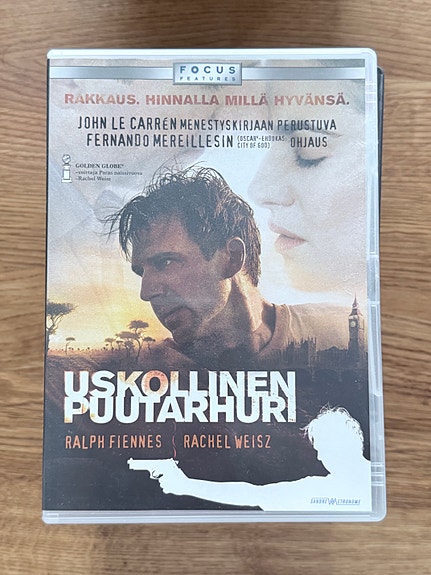 Uskollinen puutarhuri DVD-elokuva