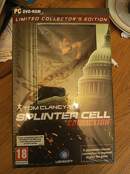 Splinter Cell Conviction Limited Collector`s Edition, uusi muoveissa.