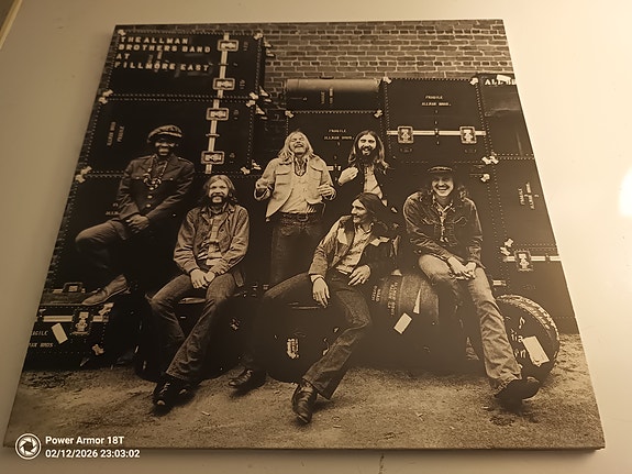 The Allman Brothers Band  – The Allman Brothers Band At Fillmore East tupla lp