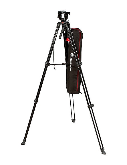 MANFROTTO MVT502AM videokolmijalka + MVH500AH videopää