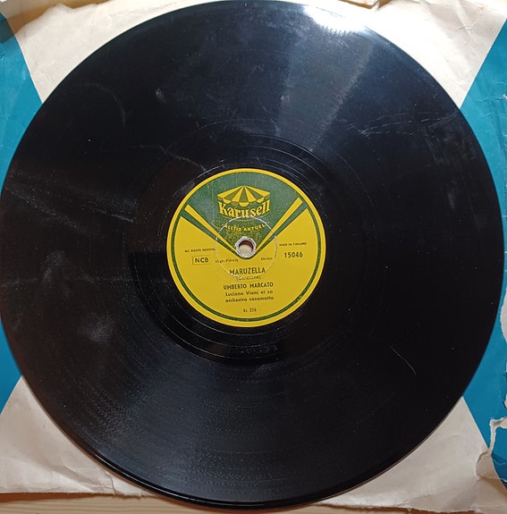 Umberto Marcato: Guaglione / Maruzzella (78 rpm savikiekko, 1957)