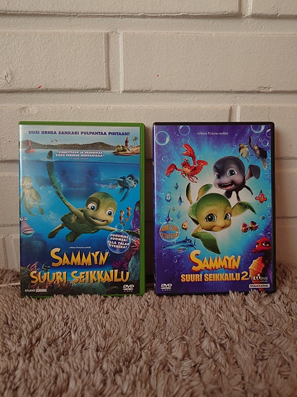 Sammyn suuri seikkailu 1 ja 2 DVD