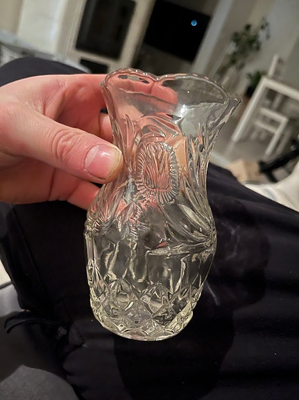 Riihimäen lasi maljakko