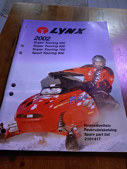 Lynx Super Touring 2002 varaosakirja