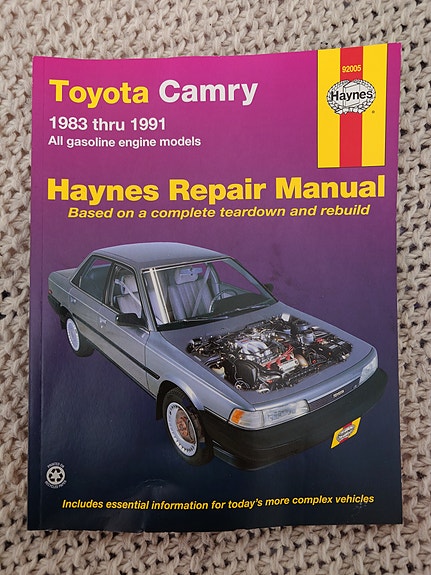 Haynes toyota camry 83-91vm korjausopas