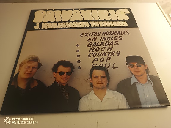 J.Karjalainen yhtyeineen, mustat lasit- 4 lp levyä