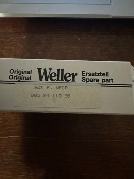 Weller varaosa juotosaseman lämmityselementti