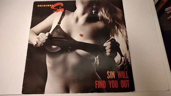 Original Sin  – Sin Will Find You Out , Original 1986. EX