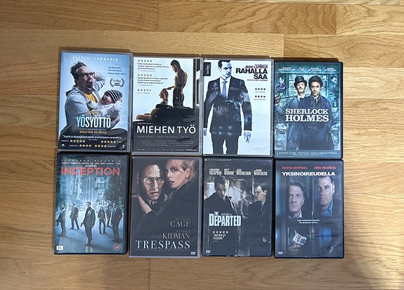 Yösyöttö, Miehen työ, Sherlock Holmes, Braveheart ym.
