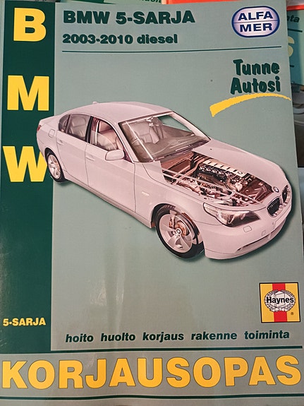 BMW 5-sarja korjausopas kirja2003-2010