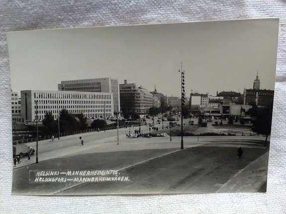Wanha Helsinki postikortti (27) Mannerheimintie
