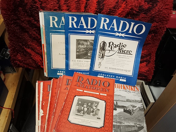 Radioamatööri ja elektroniikka lehtiä 1920-30-luvulta