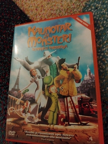 Kaunotar ja monsteri seikkailu Pariisissa DVD