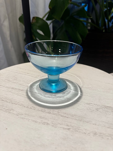 Iittala Verna jälkiruokamalja sininen