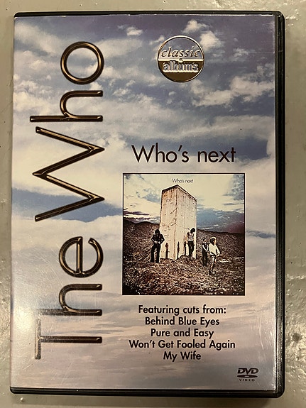 The Who Who’s Next DVD