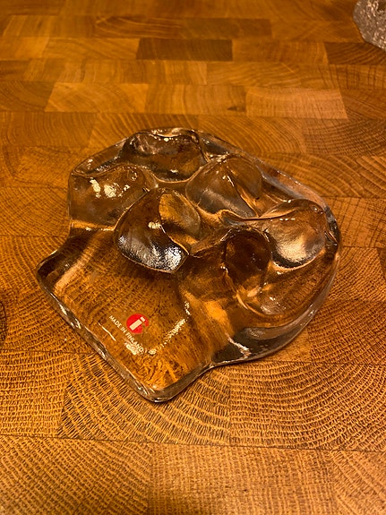 Iittala Jorma Vennola Lintupuu lasinen kirkas