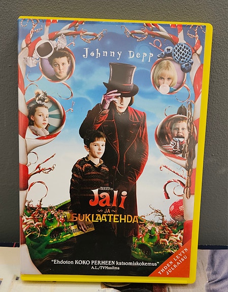 Jali ja suklaatehdas DVD-elokuva
