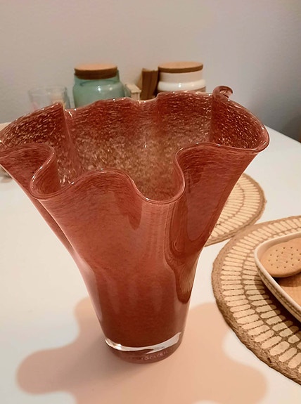 Viva maljakko suuri 24,5 cm viininpunainen Lahti
