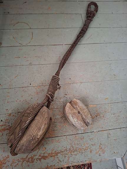 Purjelaivan puuploki