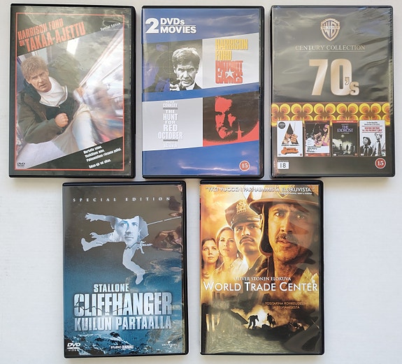 9 DVD-elokuvaa