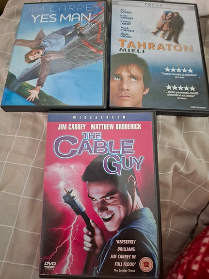 Kolme Jim Carreyn dvd-leffaa