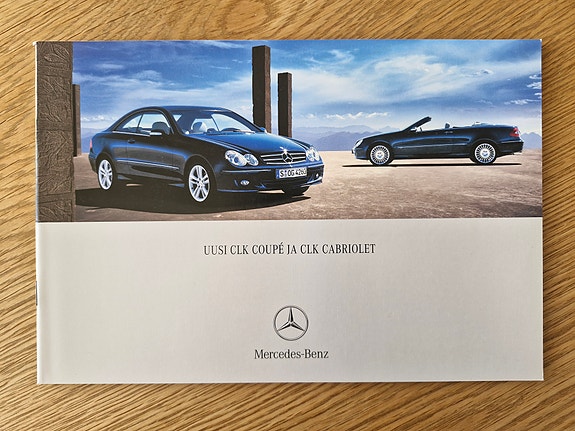Mercedes-Benz CLJ Coupé ja CLK Cabriolet -esite 2005