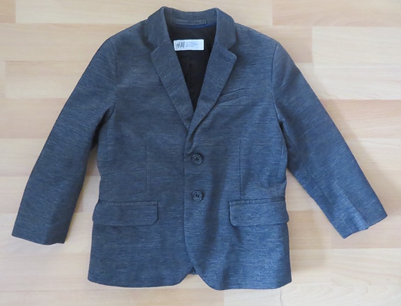 H&M pojan puvun takki / bleiseri + rusetti, koko 104