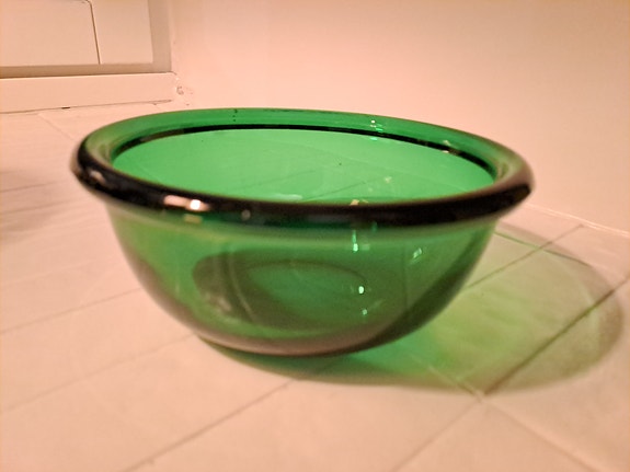 Iittala Luna lasikulho 15x6 cm vihreä