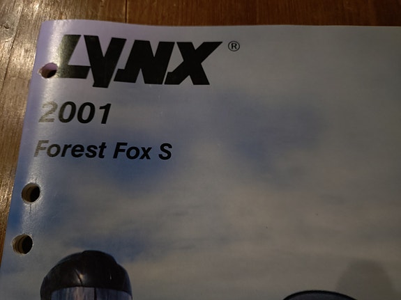 Lynx Forest Fox Syncro 2001 varaosaluettelo