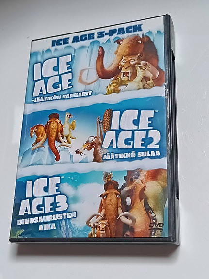Ice Age 1–3 DVD-elokuvasetti